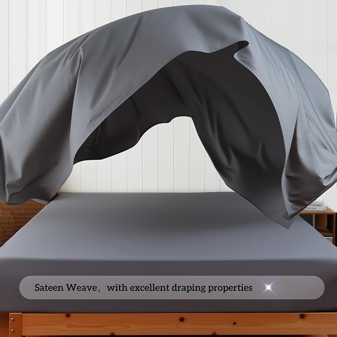 Cotton Flat Sheets Only, 600 TC 100% Cotton Flat Sheet Top Sheet Only, TwinXL - Image 9