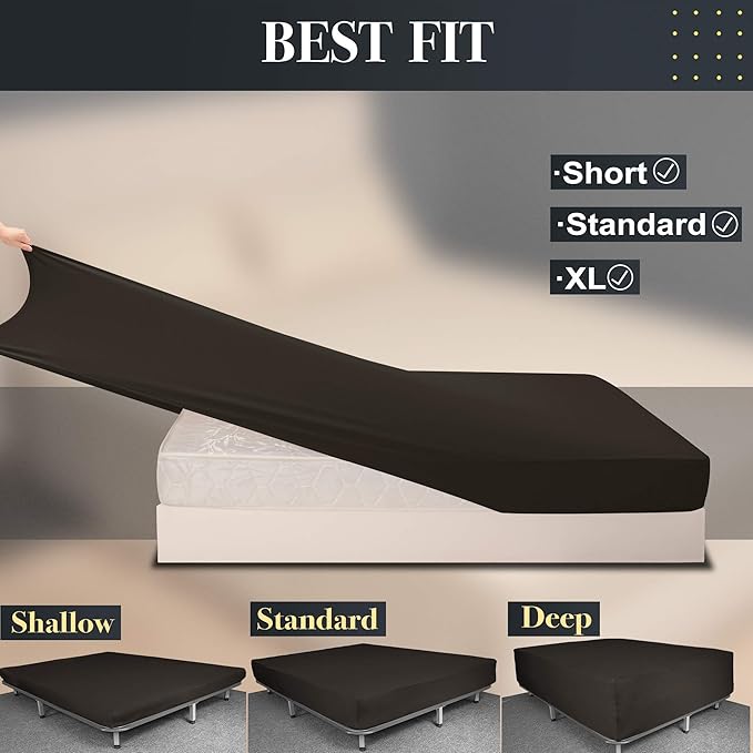 Soft Stretch Twin Fitted Sheet Only - Image 4