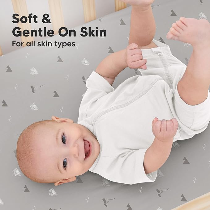KeaBabies 2-Pack Organic Crib Sheets - Image 4