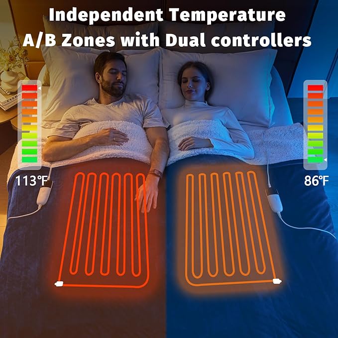 Heated Electric Blanket Queen Size - Image 2