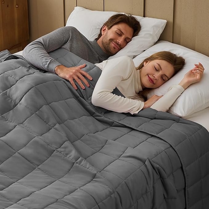 Weighted Blanket for Adults 20lbs, King Size Cooling Heavy Throw Blanket for by BETU