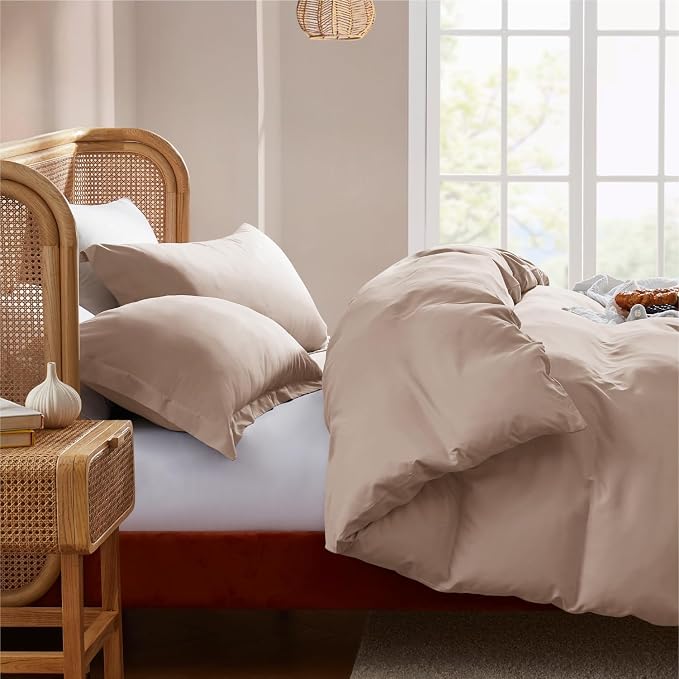 Nestl Khaki Duvet Cover King Size - Image 7