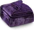 Super Fuzzy Soft Sherpa Fleece Weighted Blanket, 20 lbs Dual Sided Fluffy Heavy by EazfyPro