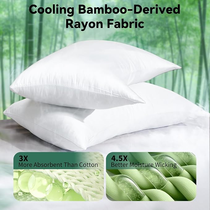 Cooling Curved Pillowcase for Side Sleeper Pillow - Image 3
