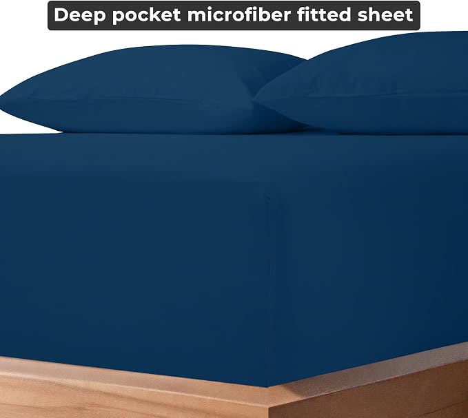 Royale Linens Fitted Sheet King - Image 6
