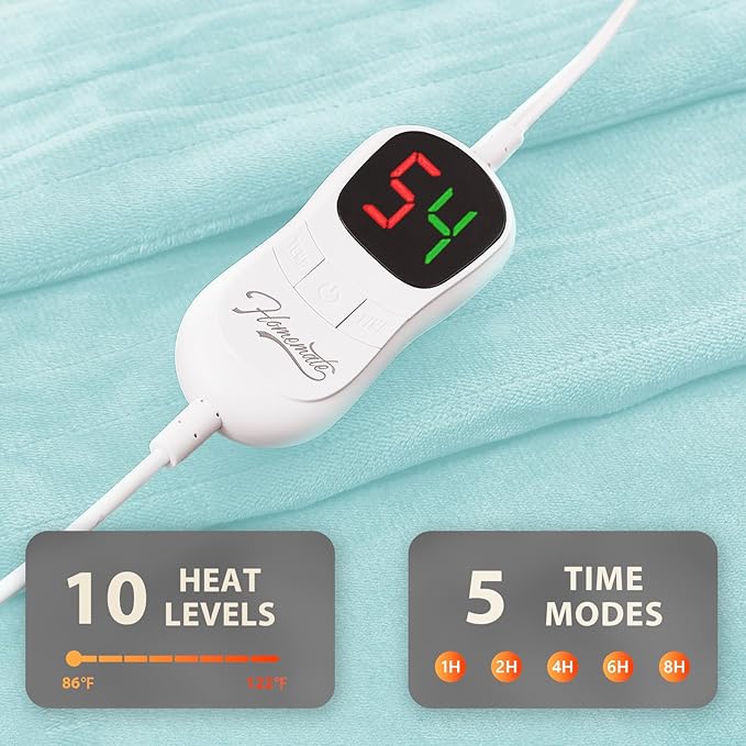 Homemate Electric Heated Blanket Queen Size - Image 4