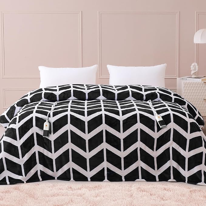 VENTIMI Electric Blanket Queen Size, Fast Heating Blanket by VENTIMI