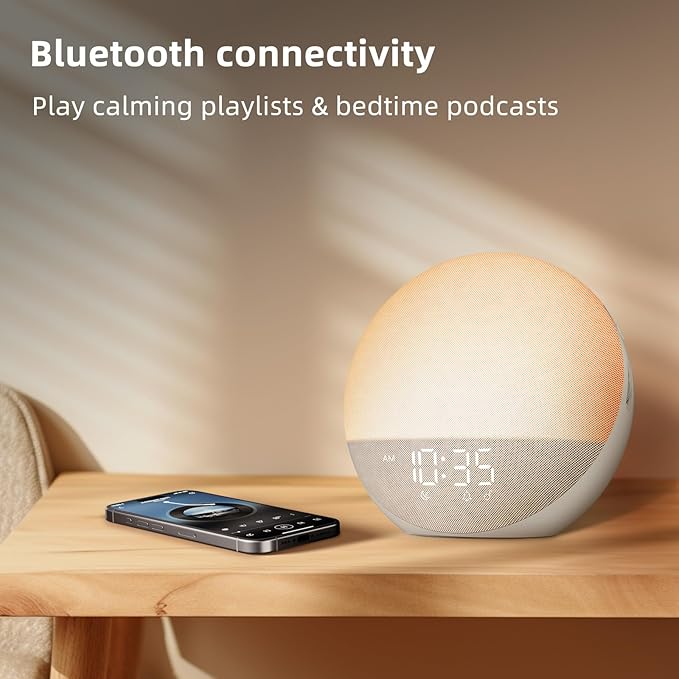 Sunrise Alarm Clock White Noise Machine: Natural Wake Up Light - Image 5