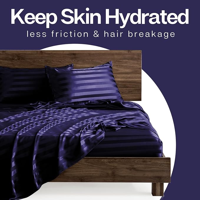 MR&HM Satin Pillowcase for Hair and Skin, Silk Satin Pillowcase 2 Pack - Image 5