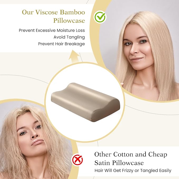 Cooling Pillowcase for Contour Pillow- Rayon Derived from Bamboo Contour - Image 4