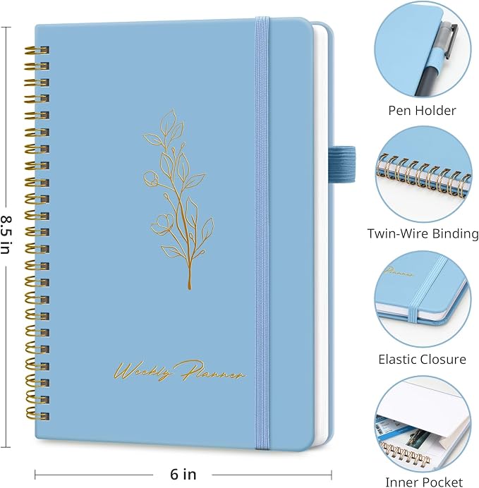 Undated Weekly Planner, Weekly To Do List Notebook - Image 3