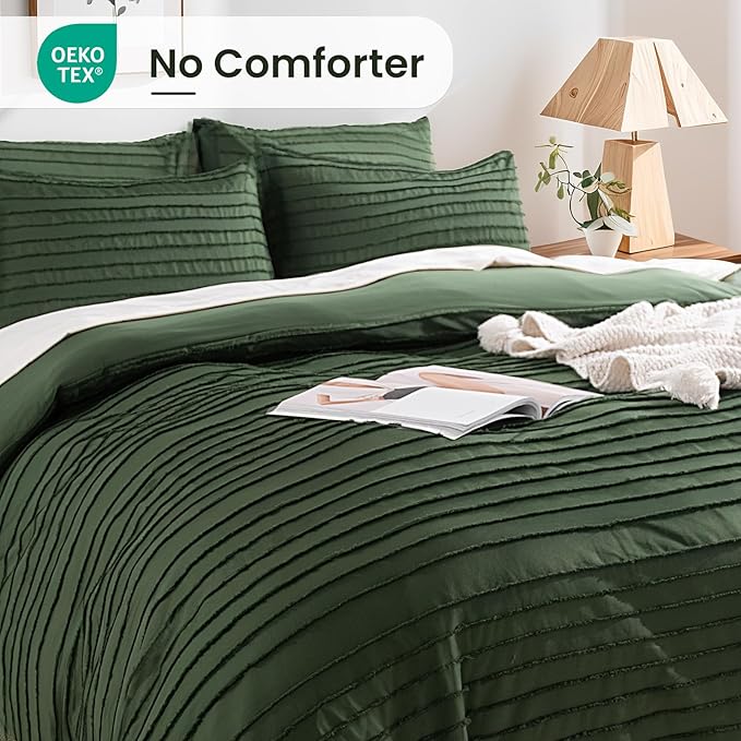 NEXHOME PRO Duvet Cover Queen, 3 Pieces Boho Tufted Duvet Cover Set, Soft and - Image 4