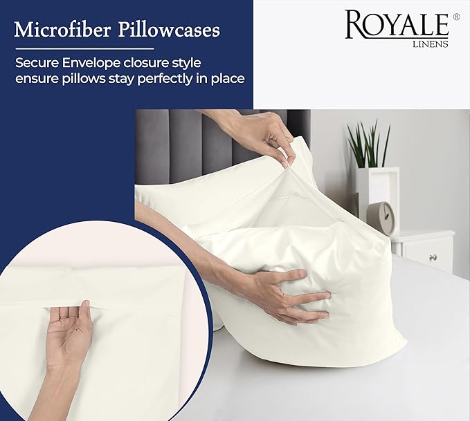 Royale Linens Standard Pillowcase Set of 2 - Image 5