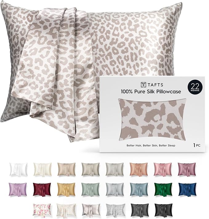 TAFTS 22mm 100% Pure Mulberry 6A Silk Pillowcase by Tafts