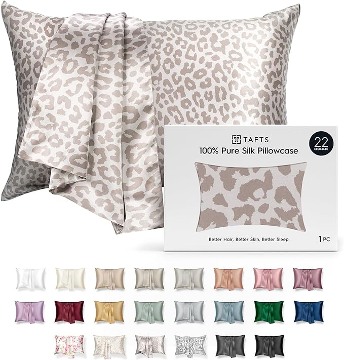 TAFTS 22mm 100% Pure Mulberry 6A Silk Pillowcase by Tafts