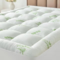 California King Size Mattress Topper Viscose Derived from Bamboo, Soft Thick by SurChic