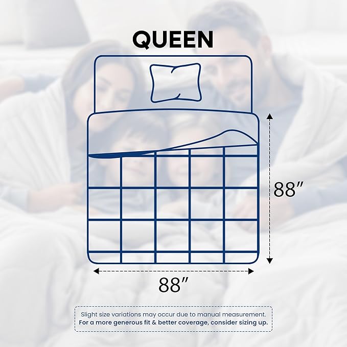 Utopia Bedding Comforters Queen Size, All Season Duvet Insert, Down Alternative - Image 2