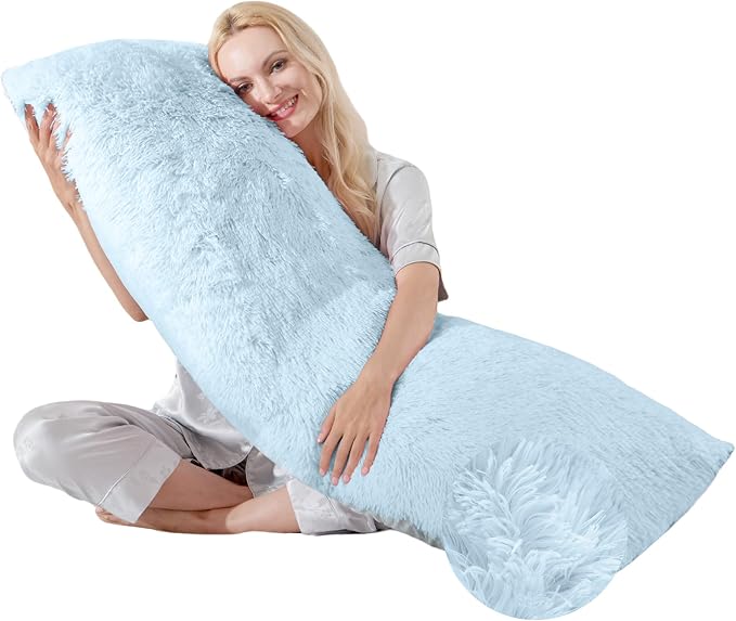 WSOFRLAC Thin Neck Pillow for loft Bed 20x54 Adjustable Back Decorative Pillows by WSOFRLAC