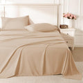 ROSE&RISY Khaki Queen Sheet Set, 4 Pieces Soft Bedding Queen Sheet Set by ROSERISY