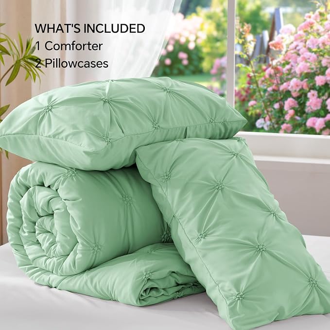 BEDELITE Sage Green King Size Comforter Set - Image 7