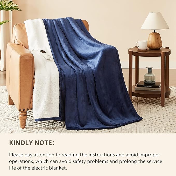 Homemate Electric Heated Blanket Queen Size - Image 6