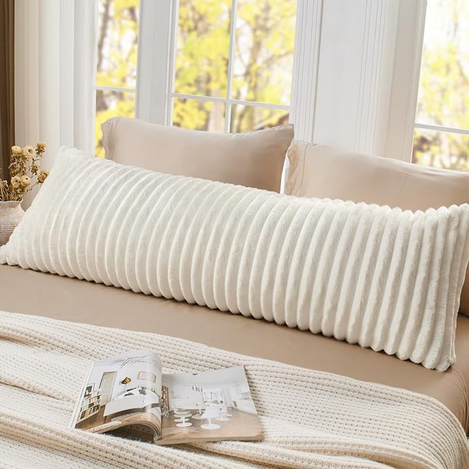 BEDELITE Fluffy Faux Fur Body Pillow Cover - Image 9