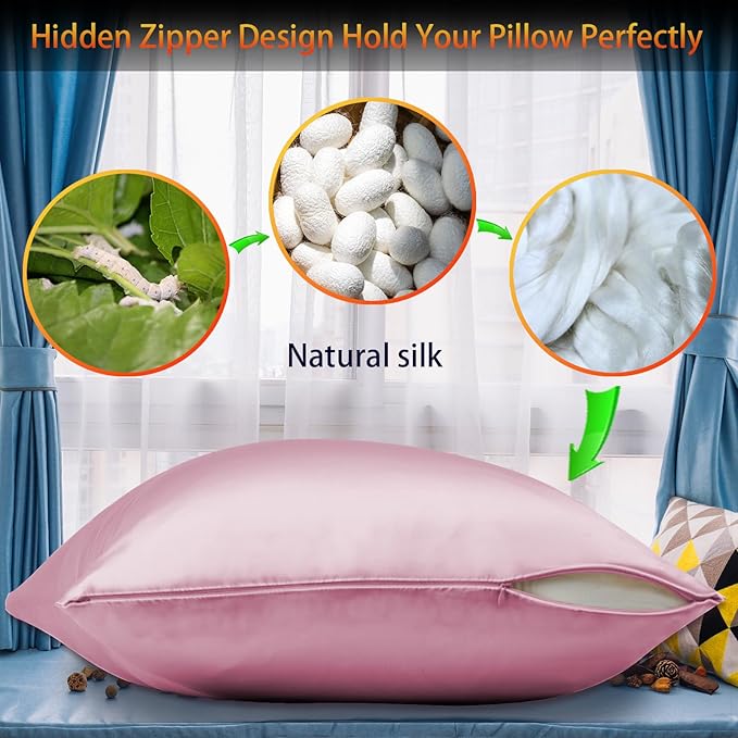 Mulberry Silk Pillowcase 2 Pack - Image 5