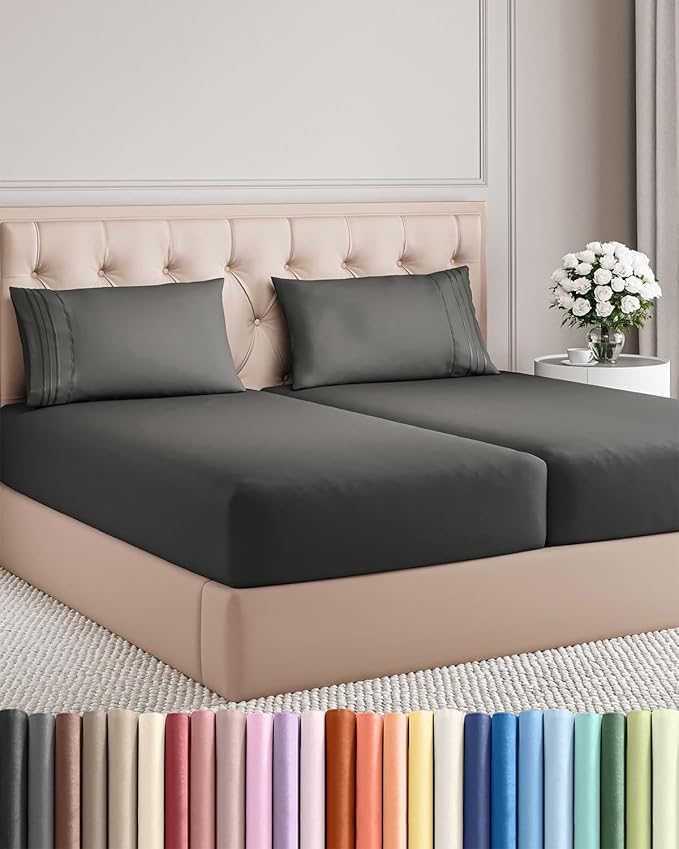 Split King Size 5 Piece Sheet Set by CGKUnlimited