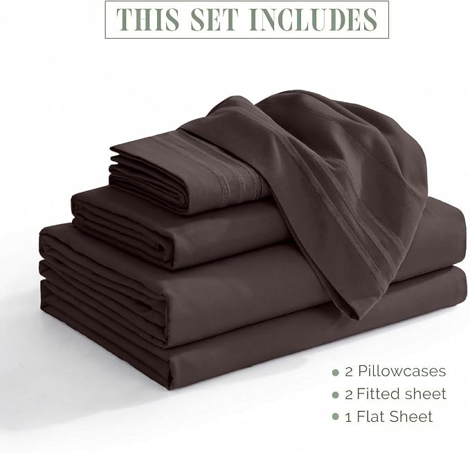 Elegant Comfort Luxurious 1500 Premium Hotel Quality Microfiber Three Line - Image 4
