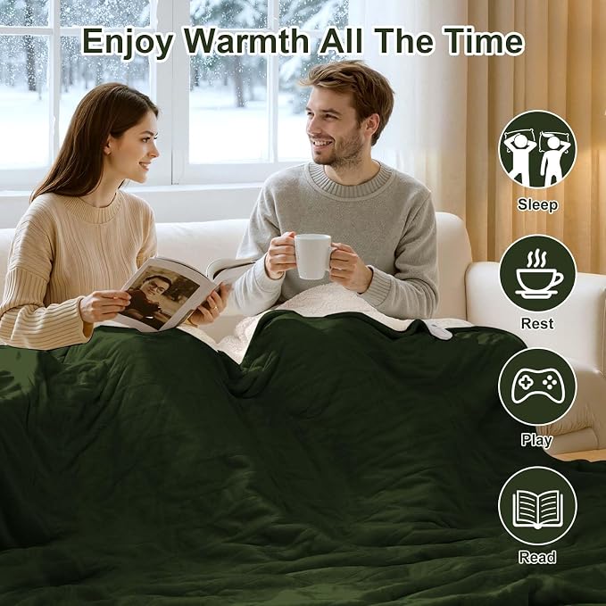 Heating Blanket Queen Size Washable - Image 4