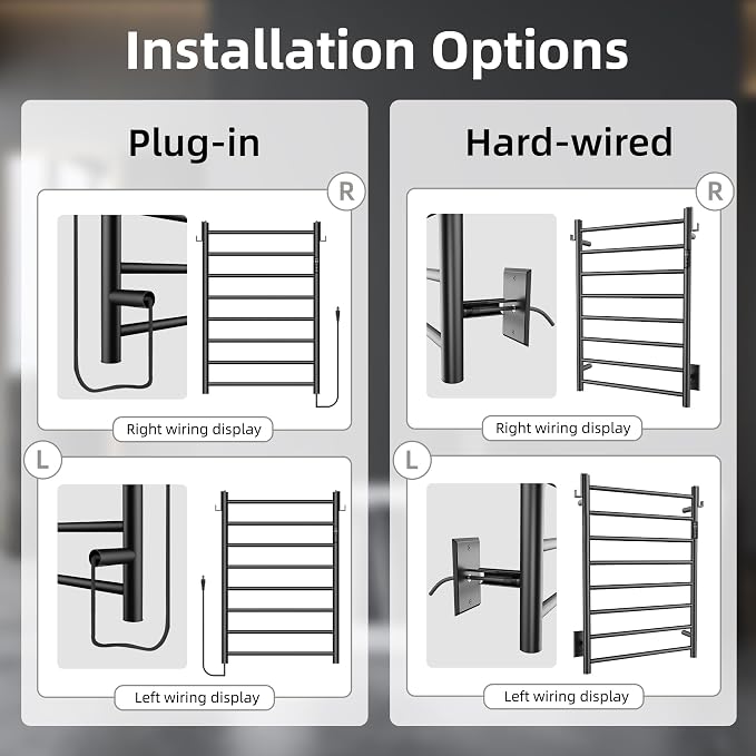 P&Dlusir Towel Warmer, Heated Towel Rack - Image 6