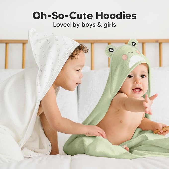 KeaBabies Hooded Baby Towel for Newborn - Image 7
