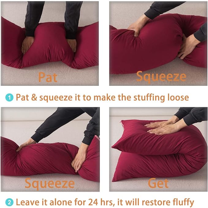 WhatsBedding Memory Foam Body Pillow - Image 6