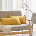 Simple&Opulence 100% Linen Lumbar Pillow Cover 12 x 20 Inches Set of 2 by SimpleOpulence