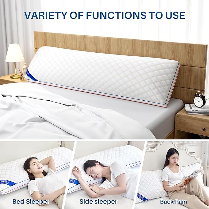 YZ HOME Long Body Pillow for Adults - Image 2