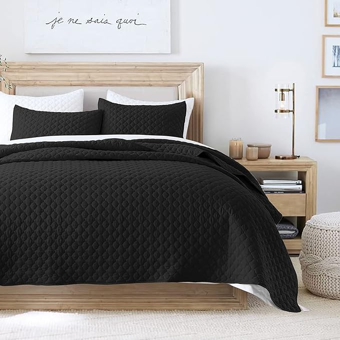 HORIMOTE HOME Quilt Set Twin Size, Soft Coverlet Set Lightweight Microfiber by HORIMOTEHOME