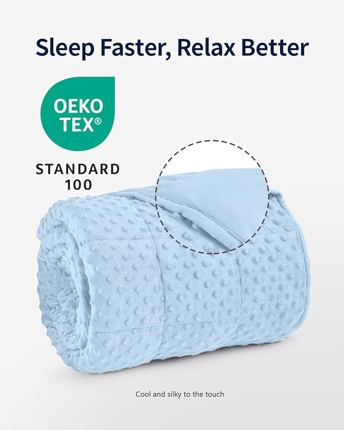 Mr. Sandman Weighted Blanket for Adults Queen Size 20 lbs, Soft Cooling Heavy - Image 2