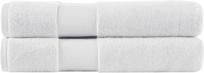 Madison Park Turkish Bath Towel Set 100% Cotton Bath Towel 600GSM Oversized by MADISONPARK