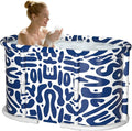 Portable Bathtub, Foldable Bathtub No Installation, Freestanding Shower Bathtubs by HLCZLUZ