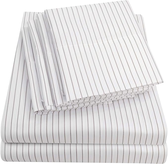 King Size Bed Sheets by SweetHomeCollection