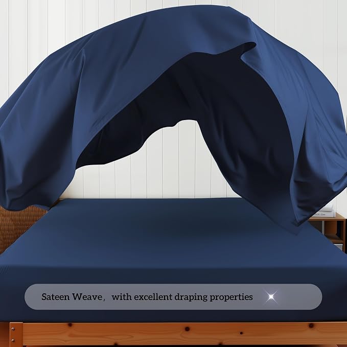 Cotton Flat Sheets Only, 600 TC 100% Cotton Flat Sheet Top Sheet Only, King - Image 9