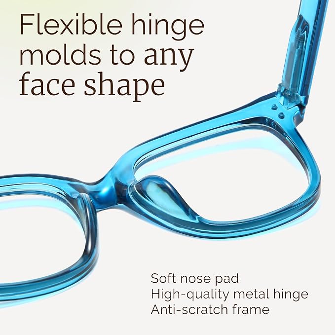 miyya Blue Light Glasses for Women & Men – Oversized UV & Blue Light Blocker - Image 4