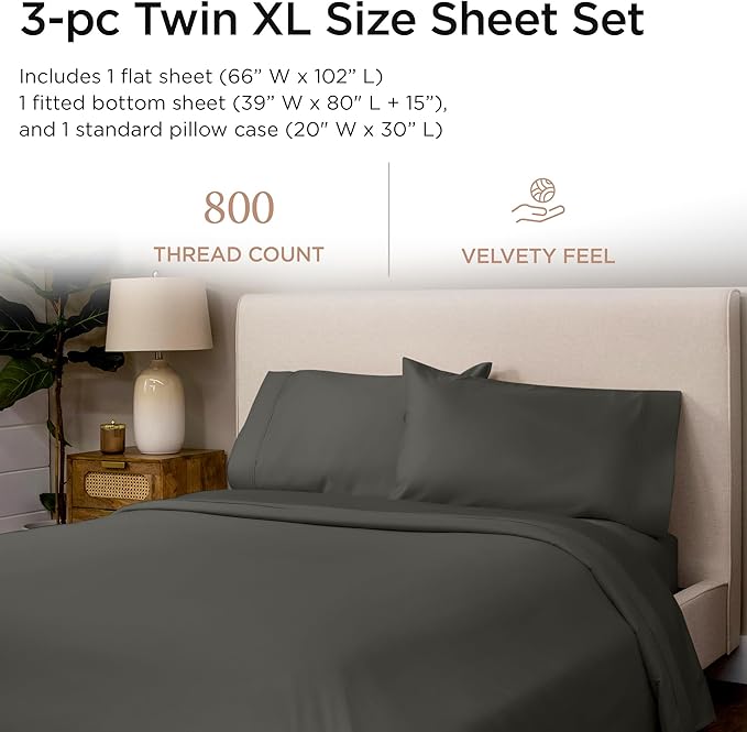 Threadmill Luxury 800 Thread Count 100% Cotton Sheets - Image 2