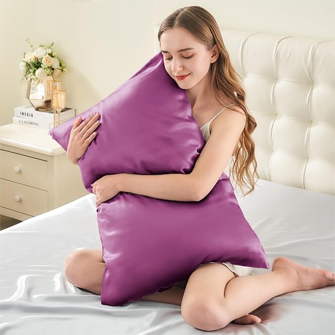 INFIIXSO Mulberry Silk Pillow Case King Size, Silk Pillowcase - Image 3