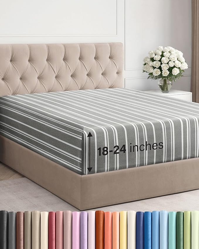 Extra Deep Queen Fitted Sheet by CGKUnlimited