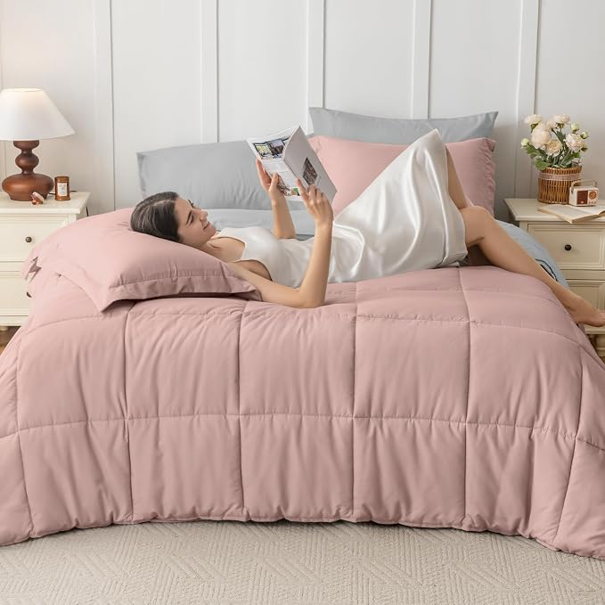 JOLLYVOGUE Full Comforter Set, Ultra-Soft Bed in a Bag Full Size 7 Pieces - Image 7