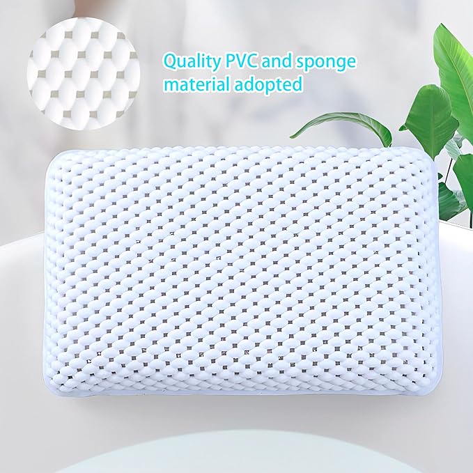 OSVINO Bath Pillow Thick Comfy Drainage - Image 2