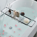 Stainless Steel Bathtub Caddy Tray, Expandable Bath Tub Tray Table, Adjustable by Unknown