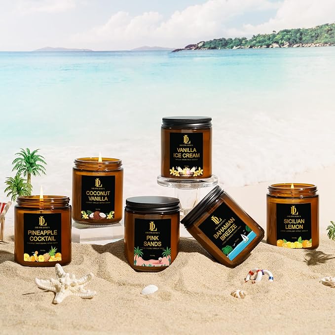 Sicilian Lemon Candles, 7oz Sicilian Lemon Scented Candle, Natural Soy Candles - Image 7