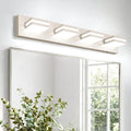 VOLISUN Modern Bathroom Vanity Light Fixtures, Brushed Nickel LED Bathroom by VOLISUN